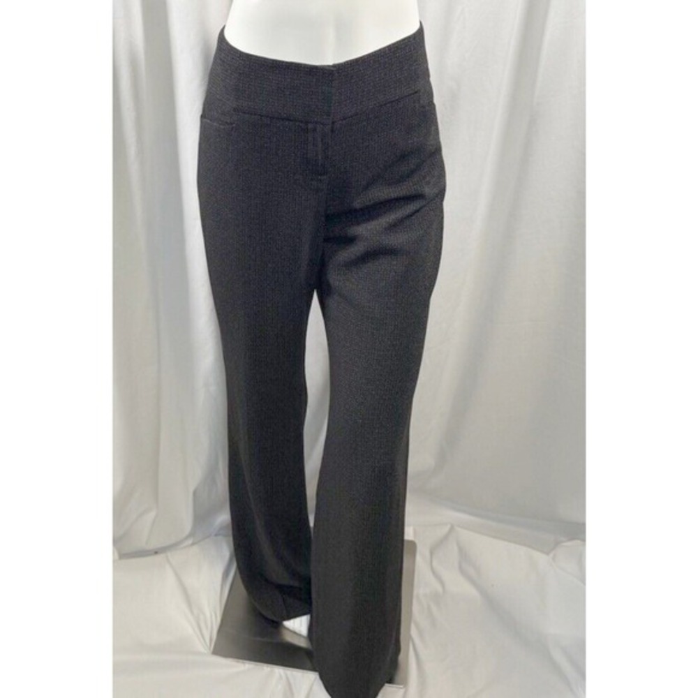 The Limited Cassidy Gray Black Textured Dress Pants Straight Leg 10 Preppy 76-21 - Picture 2 of 14